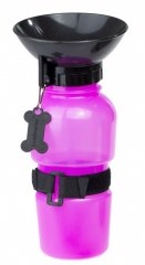 Cestovní láhev na vodu pro psa - Barva: Růžová
