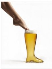 Obří sklenice Pivní bota