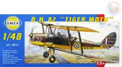 SMĚR Model letadlo D.H.82 Tiger Moth 1:48 (stavebnice letadla)