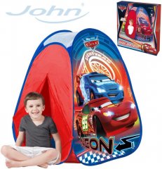 JOHN Stan dětský zahradní 75x75x90cm Pop Up Cars Neon (Auta)
