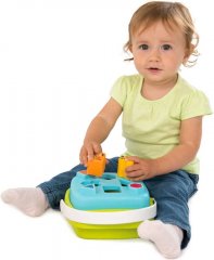 SMOBY Košík baby vkládačka plastová Cotoons košík s madlem 2 barvy