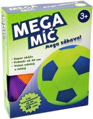 MAC TOYS Mega míč 40cm velký látkový nafukovací AKCE 1+1 ZDARMA!