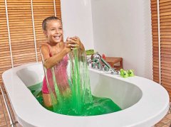 SIMBA Sliz do vany zábavný zelený v prášku 150g Glibbi