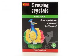 Rostoucí krystaly páv