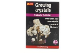 Rostoucí krystaly bílá bonsaj