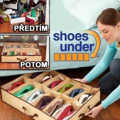 Organizér na boty Shoes Under - bez krabice