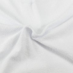 Froté prostěradlo bílé, 140x200cm