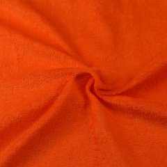 Froté prostěradlo oranžové, 120x200cm