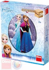 DŘEVO Kostky obrázkové Frozen (Ledové Království) set 20ks kubus