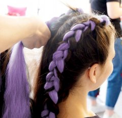 Vlasový příčesek - fialový