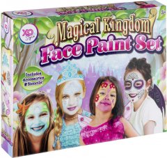 Barvy na obličej Magické Království kreativní set se samolepkami a doplňky