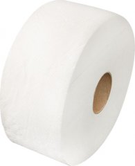 2vrstvý toaletní papír bílý, šířka role 280 mm, návin role 257 m