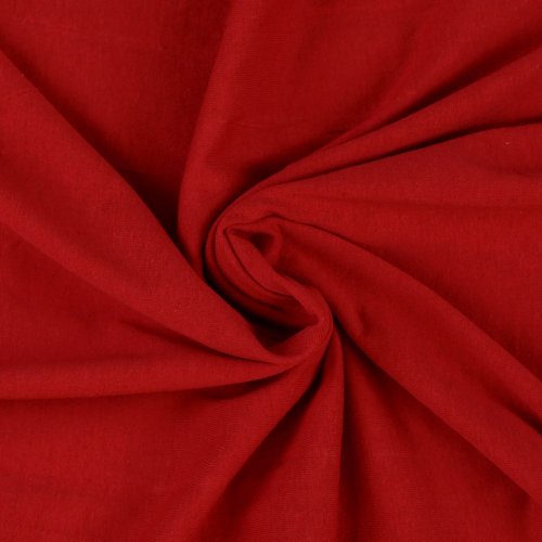 Jersey prostěradlo jednolůžko 90x200cm červené