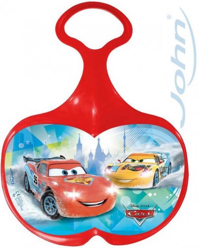 JOHN Kluzák na sníh s obrázkem Disney Cars (Auta) červený pro kluky