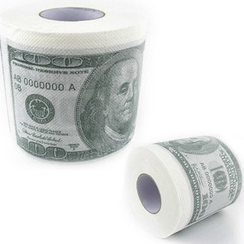 Dolarový toaletní papír