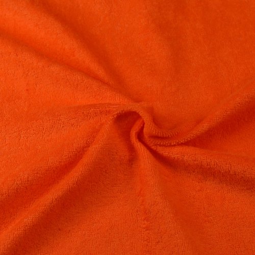 Froté prostěradlo oranžové, 90x200cm jednolůžko