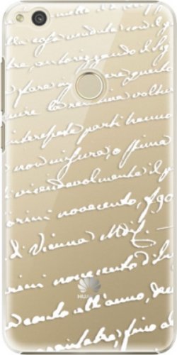 Plastové pouzdro iSaprio - Handwriting 01 - white - Huawei P9 Lite 2017