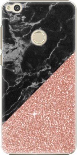 Plastové pouzdro iSaprio - Rose and Black Marble - Huawei P9 Lite 2017