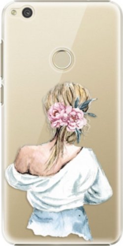 Plastové pouzdro iSaprio - Girl with flowers - Huawei P9 Lite 2017