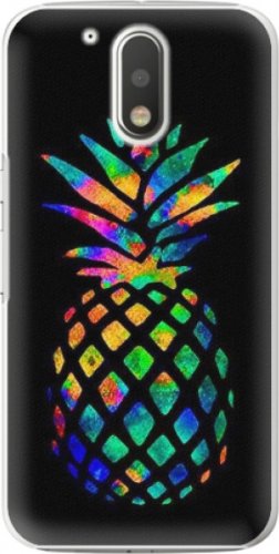 Plastové pouzdro iSaprio - Rainbow Pineapple - Lenovo Moto G4 / G4 Plus