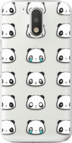Plastové pouzdro iSaprio - Panda pattern 01 - Lenovo Moto G4 / G4 Plus