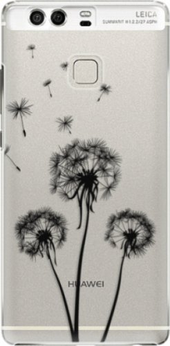 Plastové pouzdro iSaprio - Three Dandelions - black - Huawei P9
