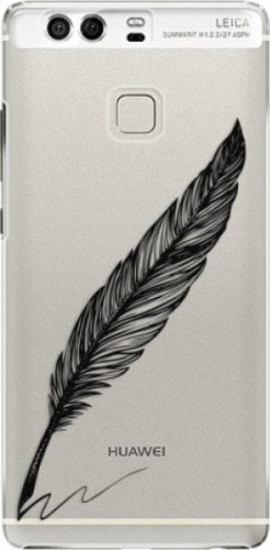 Plastové pouzdro iSaprio - Writing By Feather - black - Huawei P9