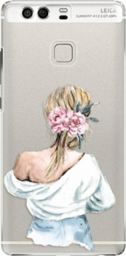 Plastové pouzdro iSaprio - Girl with flowers - Huawei P9