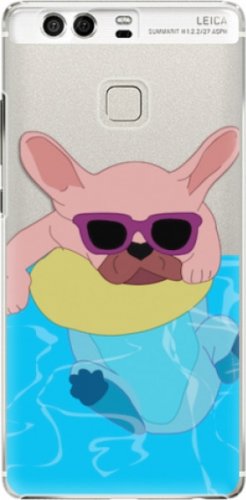 Plastové pouzdro iSaprio - Swimming Dog - Huawei P9