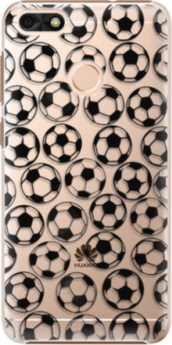 Plastové pouzdro iSaprio - Football pattern - black - Huawei P9 Lite Mini