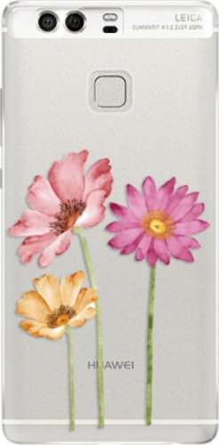 Silikonové pouzdro iSaprio - Three Flowers - Huawei P9