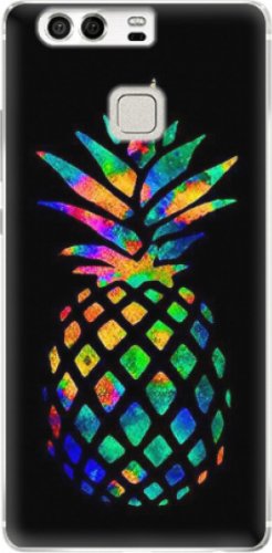 Silikonové pouzdro iSaprio - Rainbow Pineapple - Huawei P9