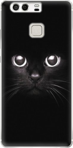 Silikonové pouzdro iSaprio - Black Cat - Huawei P9