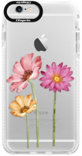 Silikonové pouzdro Bumper iSaprio - Three Flowers - iPhone 6/6S