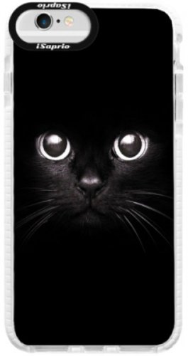 Silikonové pouzdro Bumper iSaprio - Black Cat - iPhone 6/6S