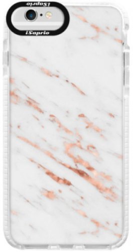 Silikonové pouzdro Bumper iSaprio - Rose Gold Marble - iPhone 6/6S