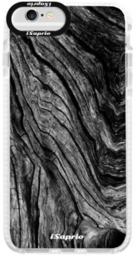 Silikonové pouzdro Bumper iSaprio - Burned Wood - iPhone 6/6S