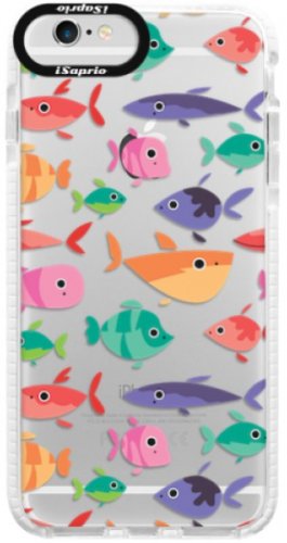 Silikonové pouzdro Bumper iSaprio - Fish pattern 01 - iPhone 6/6S