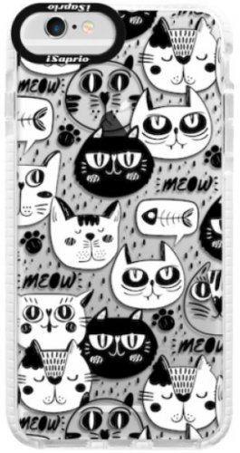 Silikonové pouzdro Bumper iSaprio - Cat pattern 03 - iPhone 6/6S