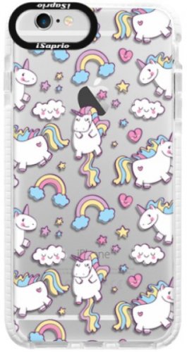 Silikonové pouzdro Bumper iSaprio - Unicorn pattern 02 - iPhone 6/6S