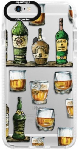Silikonové pouzdro Bumper iSaprio - Whisky pattern - iPhone 6/6S