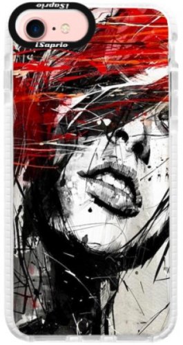 Silikonové pouzdro Bumper iSaprio - Sketch Face - iPhone 7