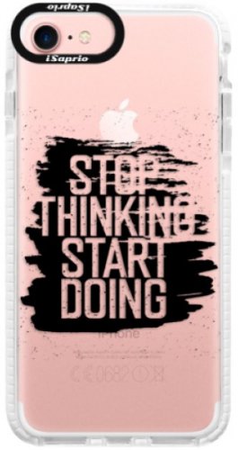 Silikonové pouzdro Bumper iSaprio - Start Doing - black - iPhone 7