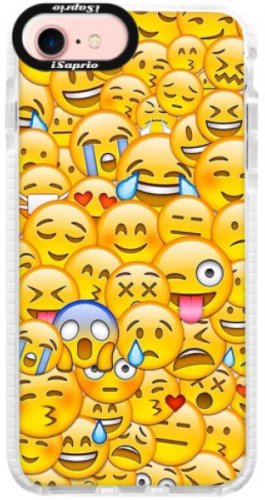 Silikonové pouzdro Bumper iSaprio - Emoji - iPhone 7