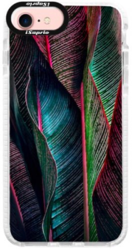 Silikonové pouzdro Bumper iSaprio - Black Leaves - iPhone 7