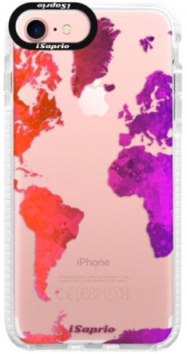Silikonové pouzdro Bumper iSaprio - Warm Map - iPhone 7