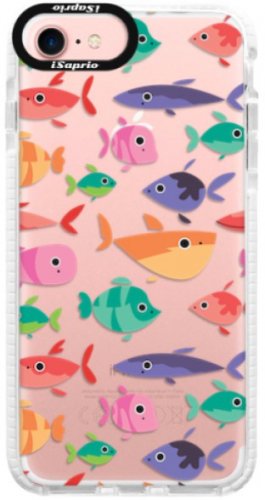 Silikonové pouzdro Bumper iSaprio - Fish pattern 01 - iPhone 7