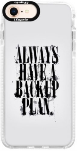 Silikonové pouzdro Bumper iSaprio - Backup Plan - iPhone 8