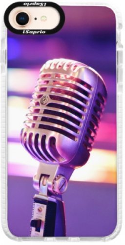 Silikonové pouzdro Bumper iSaprio - Vintage Microphone - iPhone 8