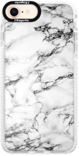 Silikonové pouzdro Bumper iSaprio - White Marble 01 - iPhone 8
